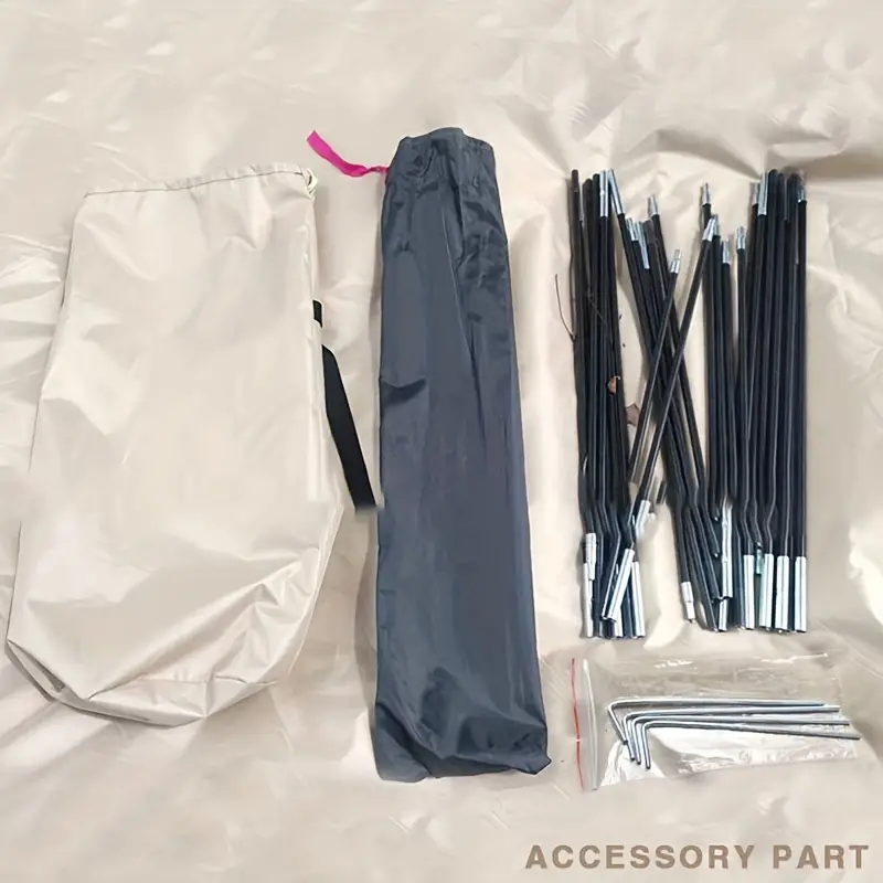 バイクカバー組み立て前の画像